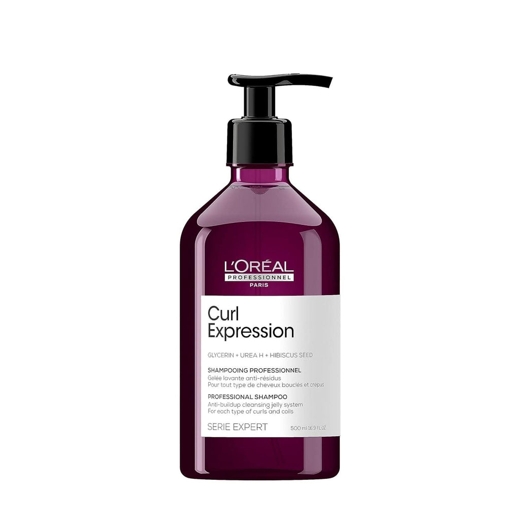 L'Oréal Professionnel Reinigendes Haarshampoo Für Welliges Und Lockiges Haar, Serie Expert, Curl Expression Anti-Buildup Cleansing Jelly, 500 Ml