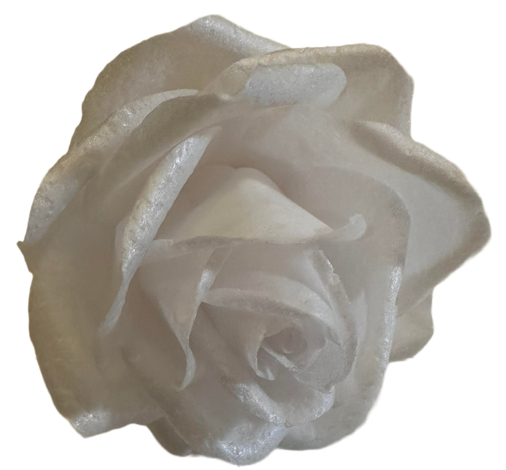 Decoratiune comestibila din vafa, Trandafir alb - Nati Shop